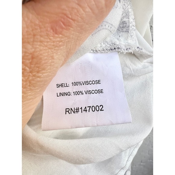 The Jetset Diaries Paisley Slit Sleeve Infinity Romper White/purple Womens Sz XS - Picture 8 of 10